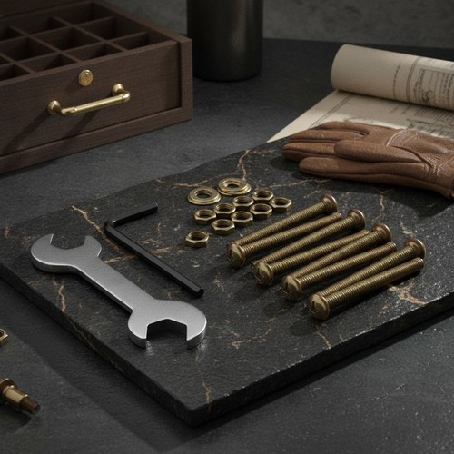 Bed frame hardware set heavy - hardware,